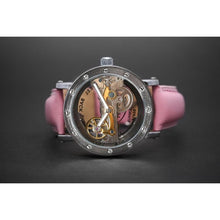 Load image into Gallery viewer, Inspired by the Excalibur series, this customized design encompasses the element of the traditional Excalibur with a twist. A mechanical piece of mechanical art with an automatic movement that is fully transparent with a delicate movement that is soothing for the eye. Extravaganza at its best.