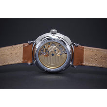 Load image into Gallery viewer, This gorgeous automatic Chronometer presents new forays in a variety of ways to us: It is the first watch that we are offering with a 2.5D curved shape armored glass allowing maximum visibility and exposure of the intricate dial.