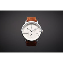 Load image into Gallery viewer, The new Cosmo Line follows that spirit, offering a superbly sleek and elegant look on a maintenance free quartz powered piece. The 2.5D shaped Glass adds to the exclusive look and feel of the watch along with contemporary cool black colours and silver accents aesthetically applied on the minimalistic face of the watch.