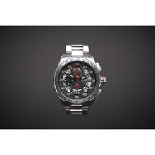 Load image into Gallery viewer, Heavy stainless steel, 360 Degree date windows, sapphire glass and racing-inspired colors and finishes make this virtually indestructible Watch the model of choice for the sports watch fanatic. A powerful quartz movement with screw down crown, satin brushed stainless steel bracelet and water resistance up to 30 meters complete this new generation