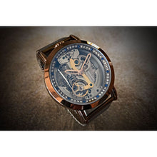 Load image into Gallery viewer, Excalibur has always been our most successful and innovative designs. We are now offering this spectacular translucent model in a larger and reimagined version with a bold and modern touch. If Skeleton is not enough, then go straight to Excalibur, taking the skeleton concept to new extremes.