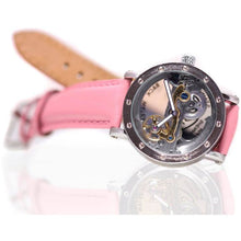 Load image into Gallery viewer, Inspired by the Excalibur series, this customized design encompasses the element of the traditional Excalibur with a twist. A mechanical piece of mechanical art with an automatic movement that is fully transparent with a delicate movement that is soothing for the eye. Extravaganza at its best.