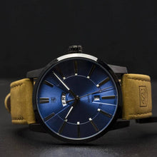 Load image into Gallery viewer, A magnetic blend of simplicity, Dandy Daydate is a contemporary timepiece powered by a high quality quartz movement. Discreet, yet stylish making the right elements for a professional with taste for minimalism. Features include day of month, date, hour, minute and second indicators.
