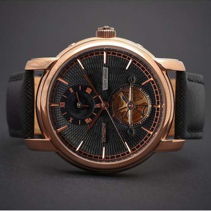 MA 774 TOUR DE NOIR DUAL TIME REDGOLD