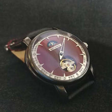 Load image into Gallery viewer, MA 770 H1 Gunmetal Crimson Automatic One Hand Moonphase
