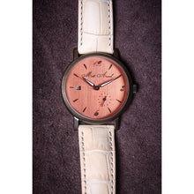 Load image into Gallery viewer, Bringing back classic romance onto a timepiece, our new Vintage Ladymatic Small Seconds will surely be treasured as a beautiful homage to traditional watch design with a modern twist in warm colors bronze and brushed copper.  Exquisite and feminine, the modern female watch connoisseur will wear this precious beauty with love and pride, knowing a handcrafted watch on the wrist always enhances ones personality and elevates her style.

